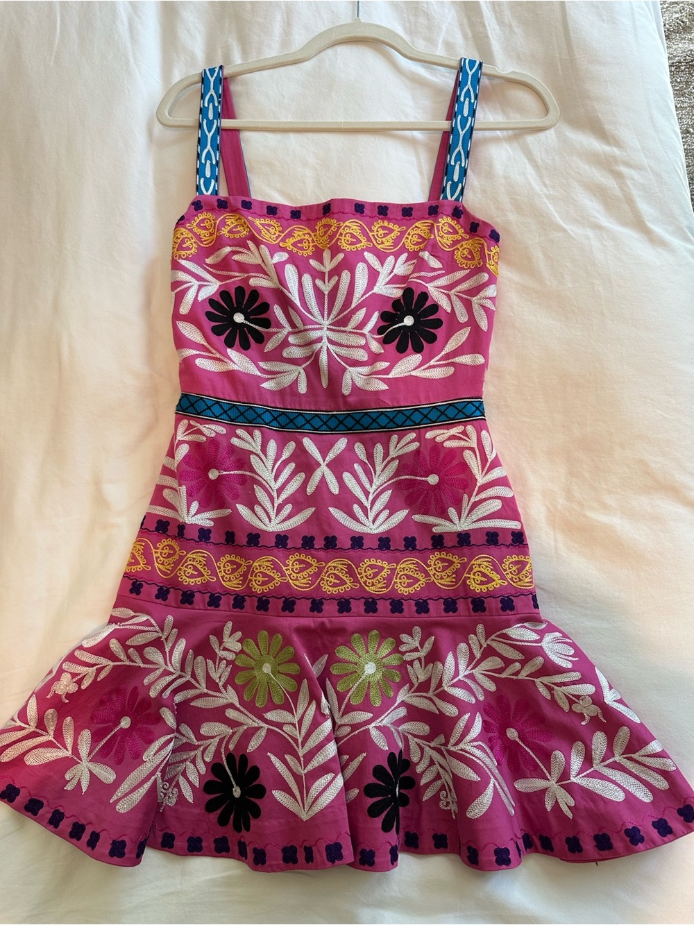 Alexis Venise Floral- Embroidered Minidress XS - worn once!